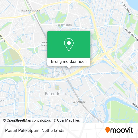 Postnl Pakketpunt kaart
