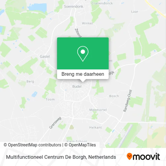 Multifunctioneel Centrum De Borgh kaart