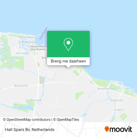 Hall Spars Bv kaart