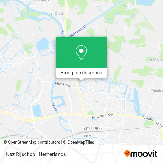 Naz Rijschool kaart