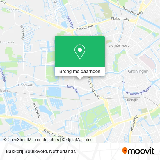 Bakkerij Beukeveld kaart