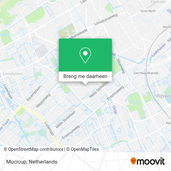 Mucicup kaart
