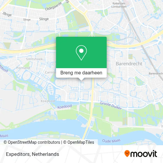 Expeditors kaart