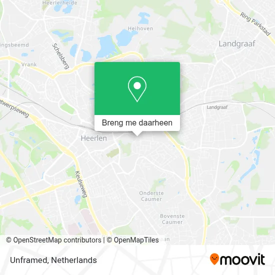 Unframed kaart