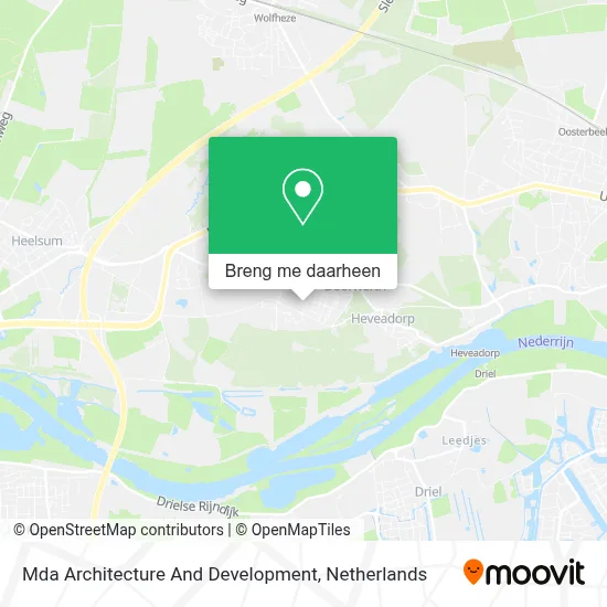 Mda Architecture And Development kaart