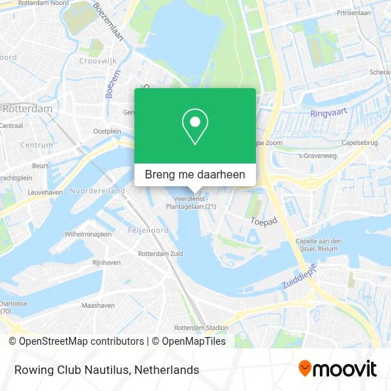 Rowing Club Nautilus kaart