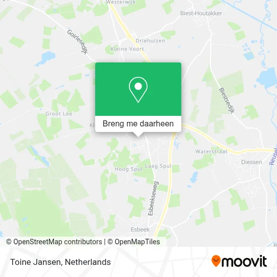 Toine Jansen kaart