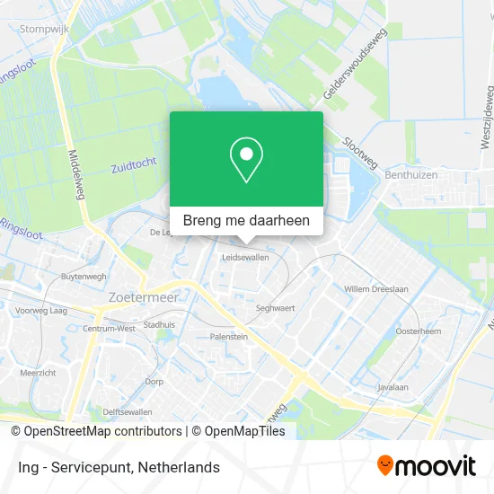 Ing - Servicepunt kaart