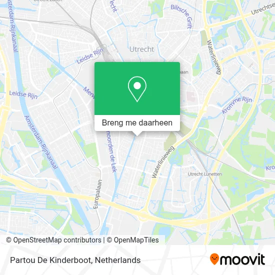Partou De Kinderboot kaart
