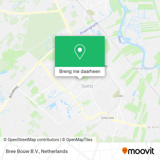 Bree Bouw B.V. kaart