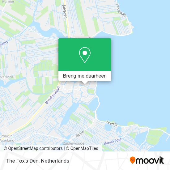 The Fox's Den kaart