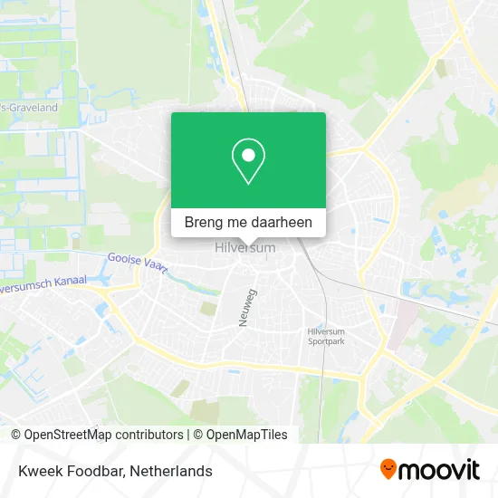 Kweek Foodbar kaart
