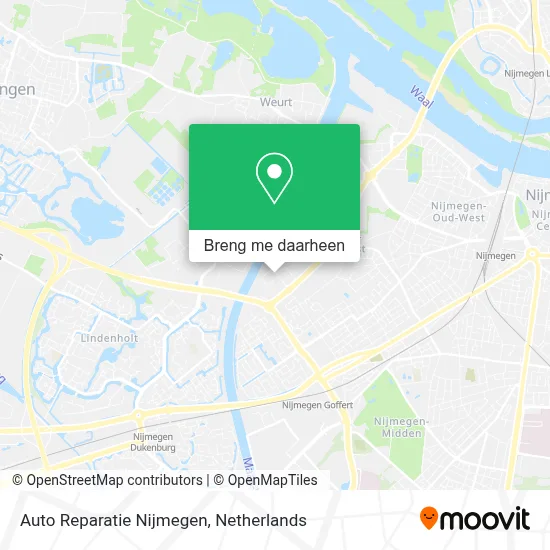 Auto Reparatie Nijmegen kaart