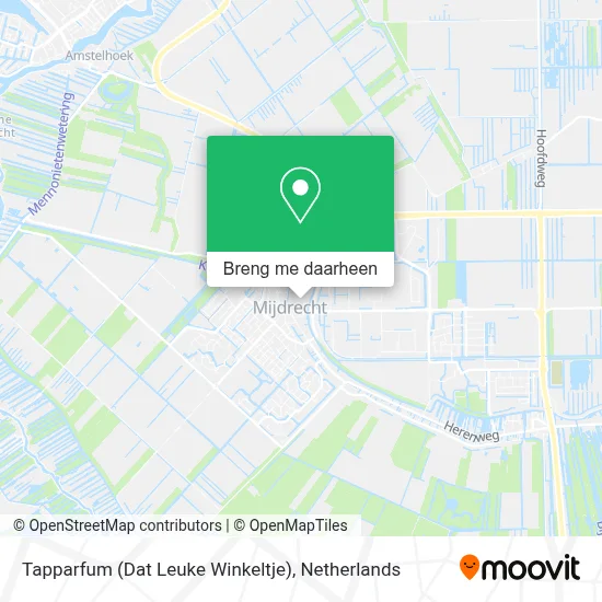 Tapparfum (Dat Leuke Winkeltje) kaart