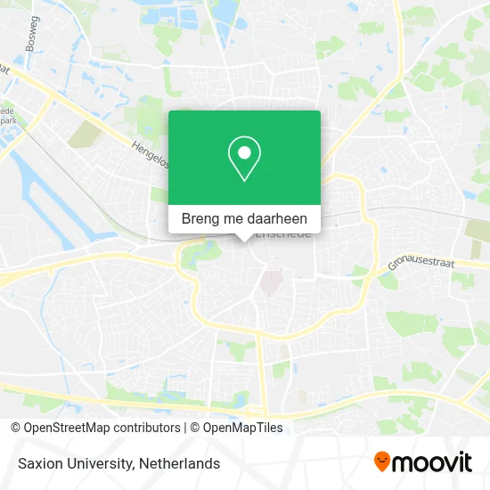 Saxion University kaart