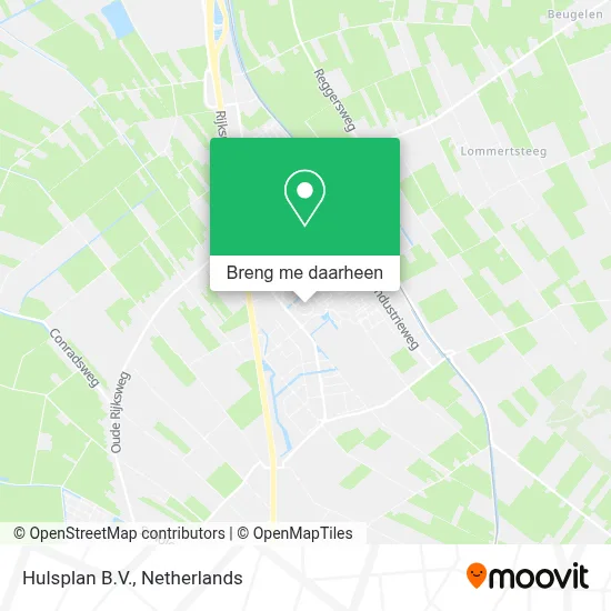 Hulsplan B.V. kaart