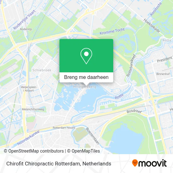 Chirofit Chiropractic Rotterdam kaart