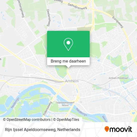 Rijn Ijssel Apeldoornseweg kaart