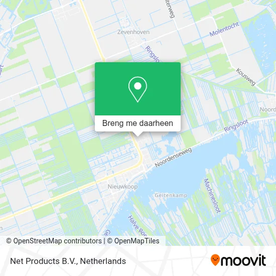 Net Products B.V. kaart