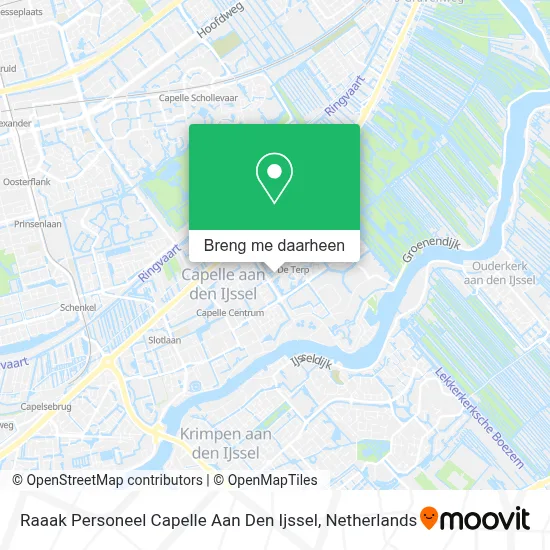 Raaak Personeel Capelle Aan Den Ijssel kaart