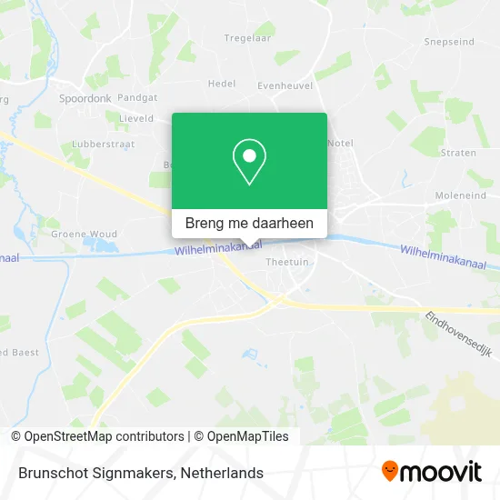 Brunschot Signmakers kaart