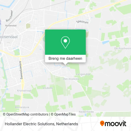 Hollander Electric Solutions kaart