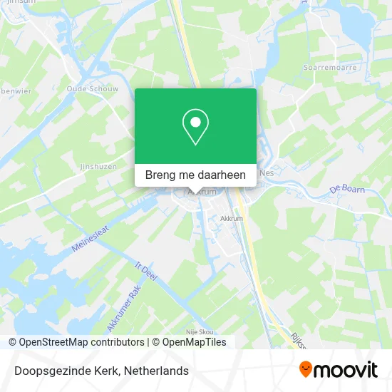 Doopsgezinde Kerk kaart