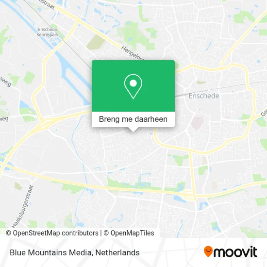 Blue Mountains Media kaart