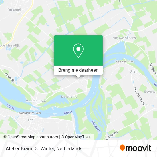 Atelier Bram De Winter kaart