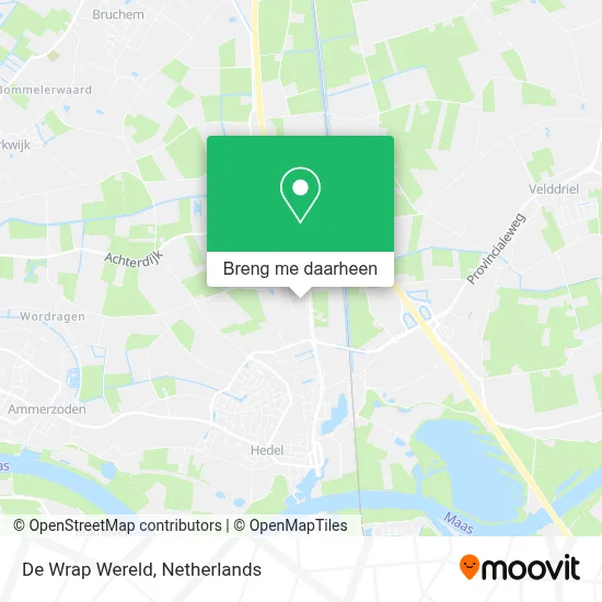 De Wrap Wereld kaart