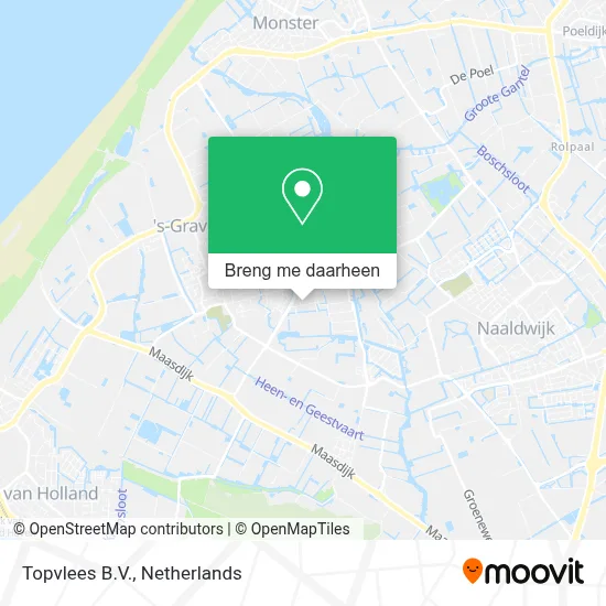 Topvlees B.V. kaart