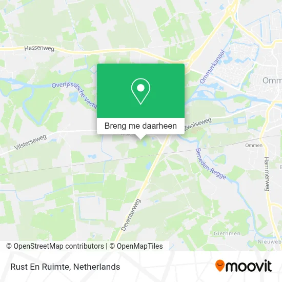 Rust En Ruimte kaart