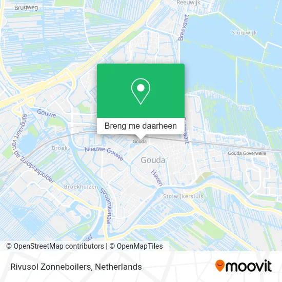 Rivusol Zonneboilers kaart