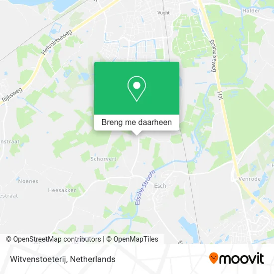Witvenstoeterij kaart