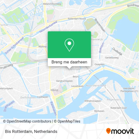 Bis Rotterdam kaart