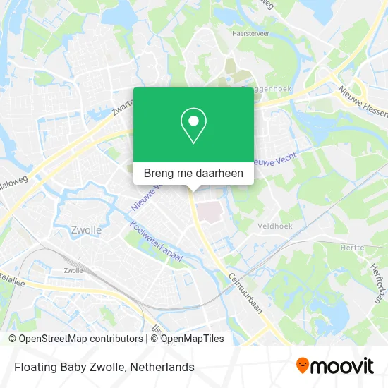 Floating Baby Zwolle kaart