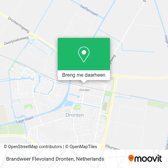 Brandweer Flevoland Dronten kaart