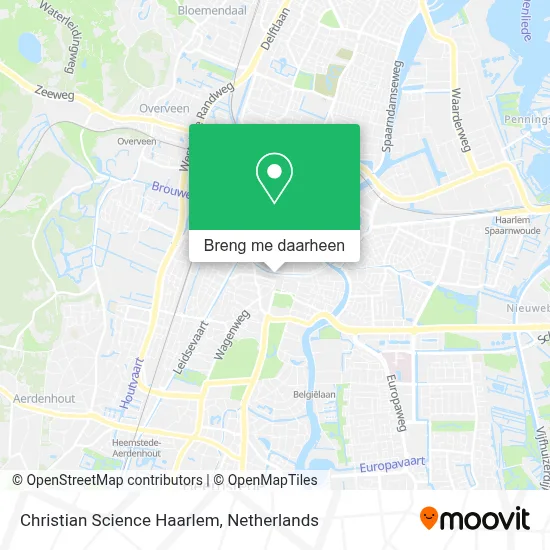 Christian Science Haarlem kaart