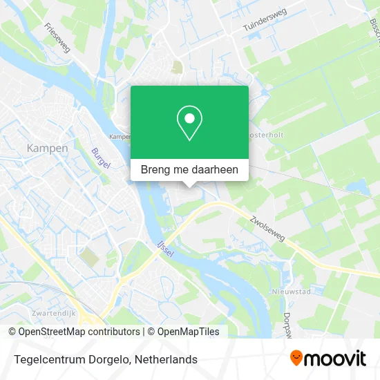 Tegelcentrum Dorgelo kaart