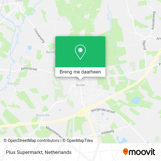Plus Supermarkt kaart