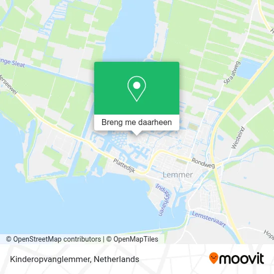 Kinderopvanglemmer kaart