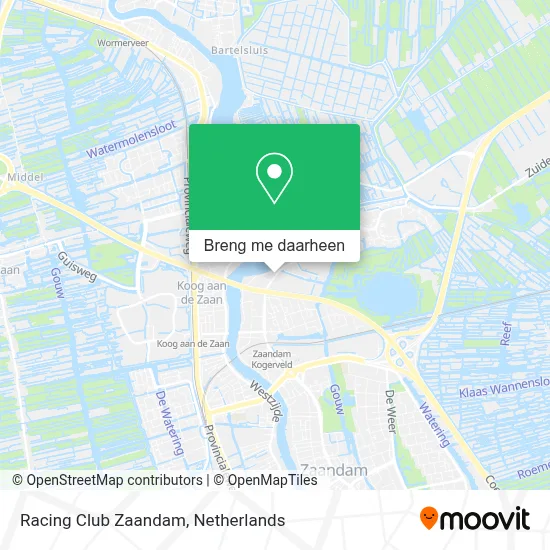 Racing Club Zaandam kaart
