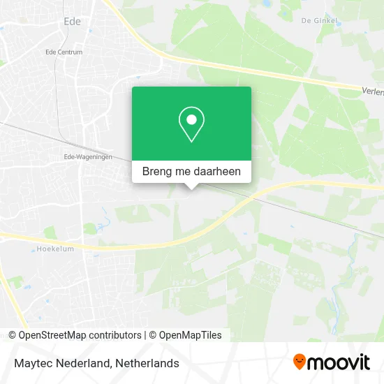 Maytec Nederland kaart