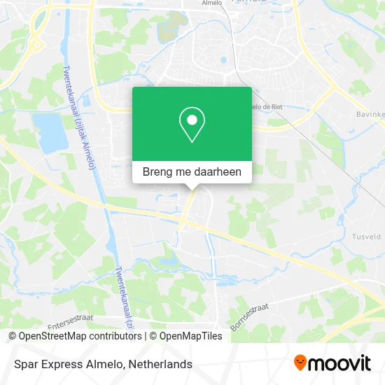 Spar Express Almelo kaart