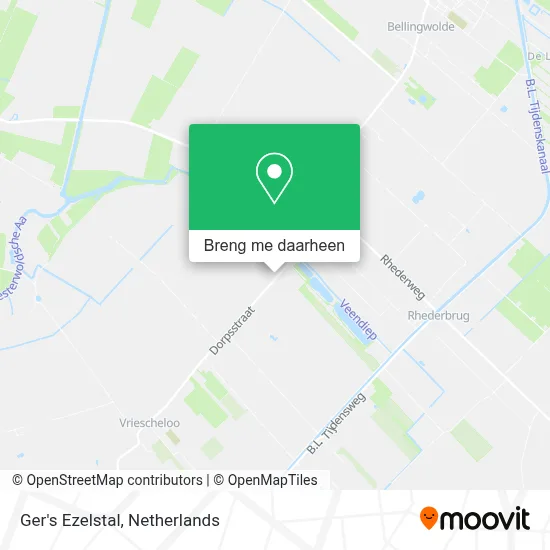 Ger's Ezelstal kaart