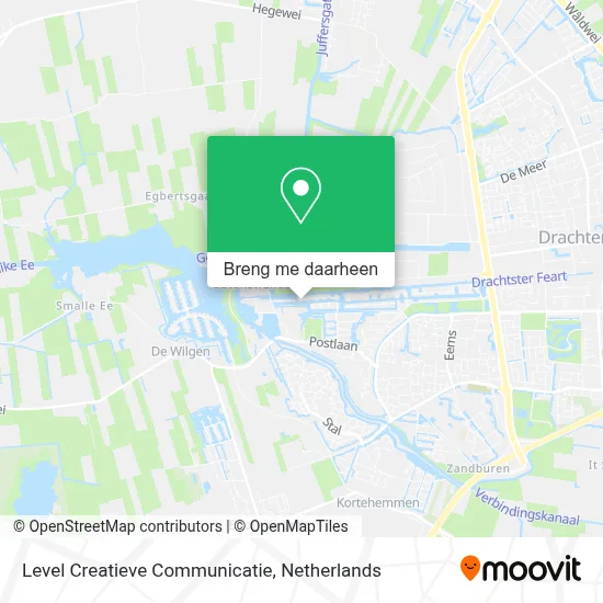 Level Creatieve Communicatie kaart