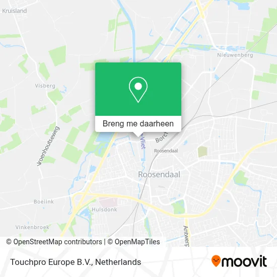 Touchpro Europe B.V. kaart