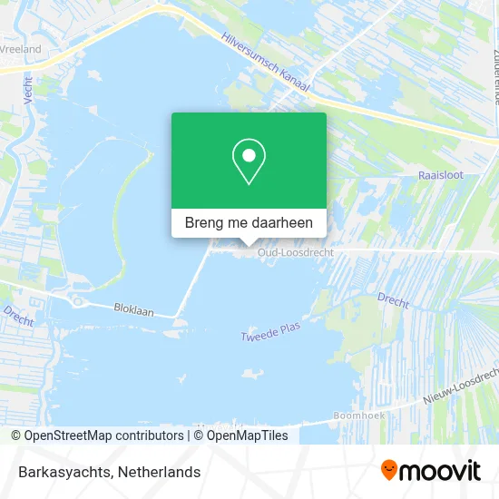 Barkasyachts kaart