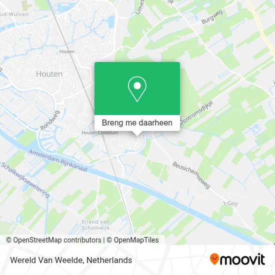 Wereld Van Weelde kaart