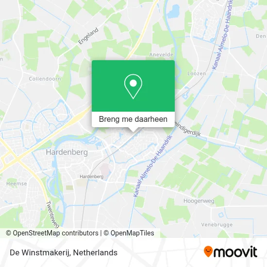De Winstmakerij kaart